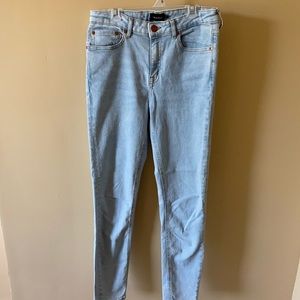 Frank and Oak Debbie Skinny Lightwash Jeans